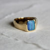 14K Australian Boulder Opal Ring