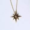 14K Star Star Diamond Necklace