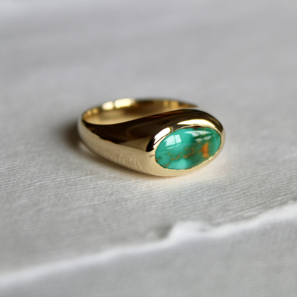 14K Royston Turquoise Ring